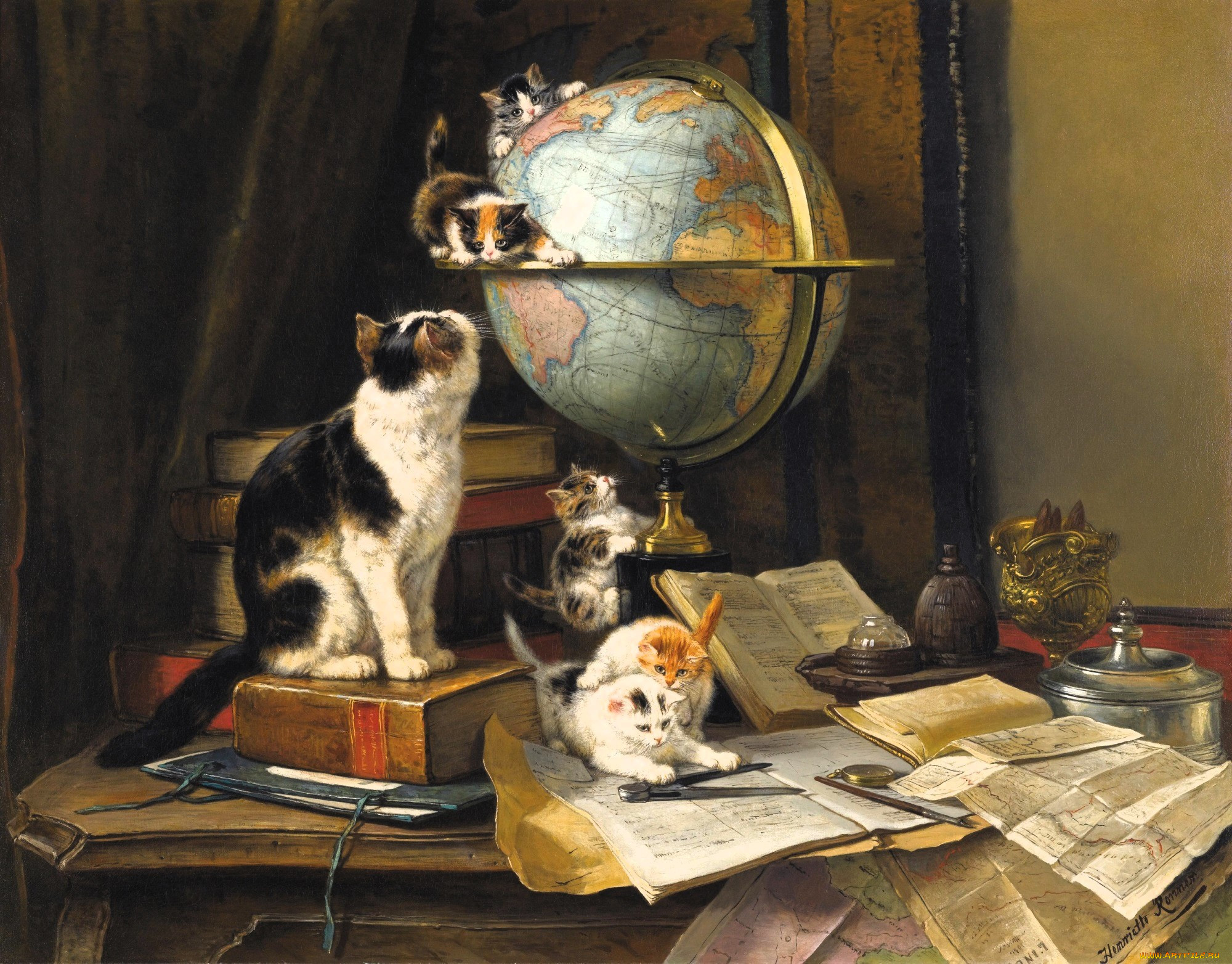 , henriette ronner-knip, , , , , , 